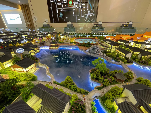 成都古建筑模型，仿古沙盤模型制作
